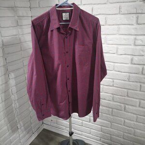 Denver Hayes Classic Fit Men's Red & Blue Checkered Casual Shirt